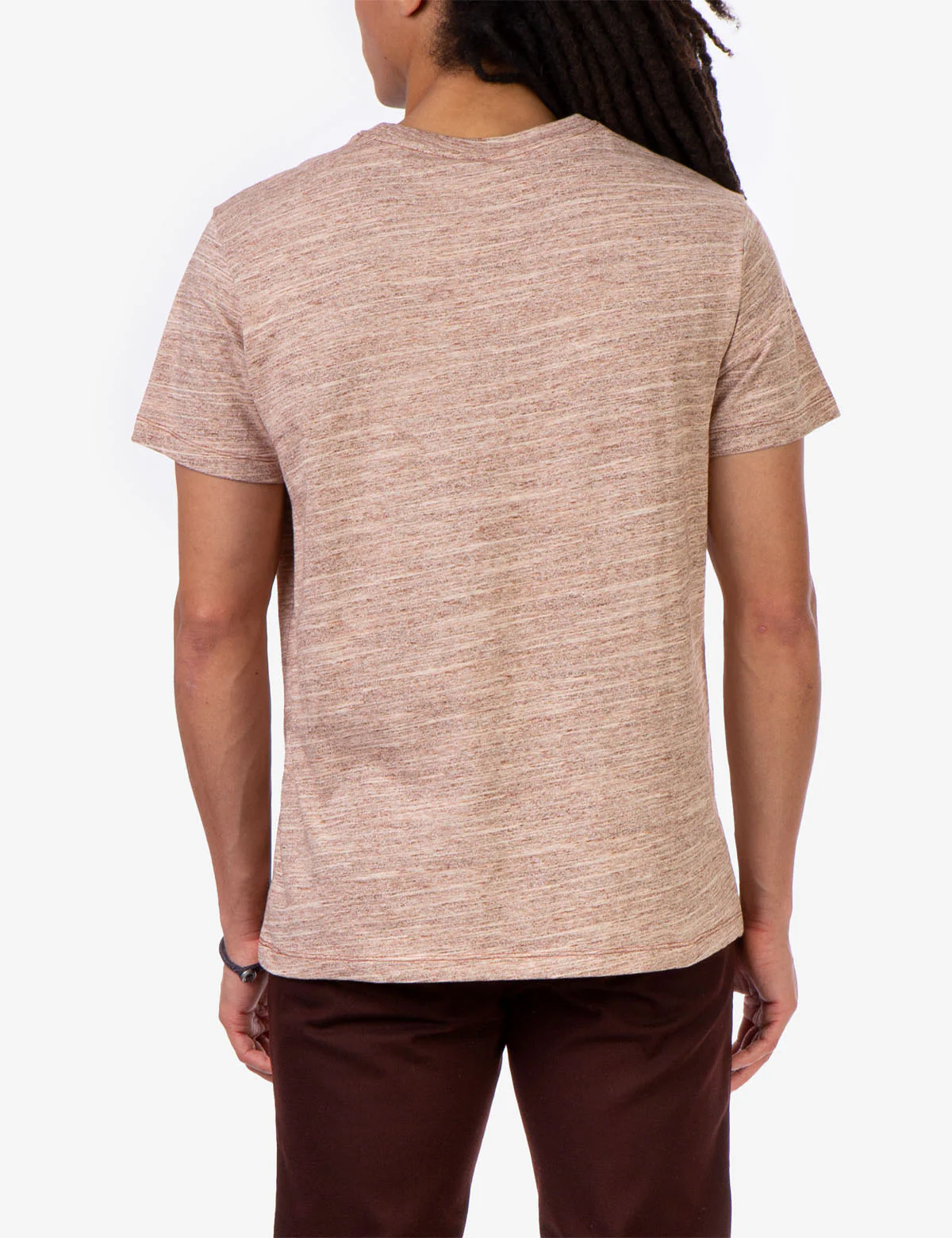LINEAR SPACE DYE CREW NECK T-SHIRT - Image 11