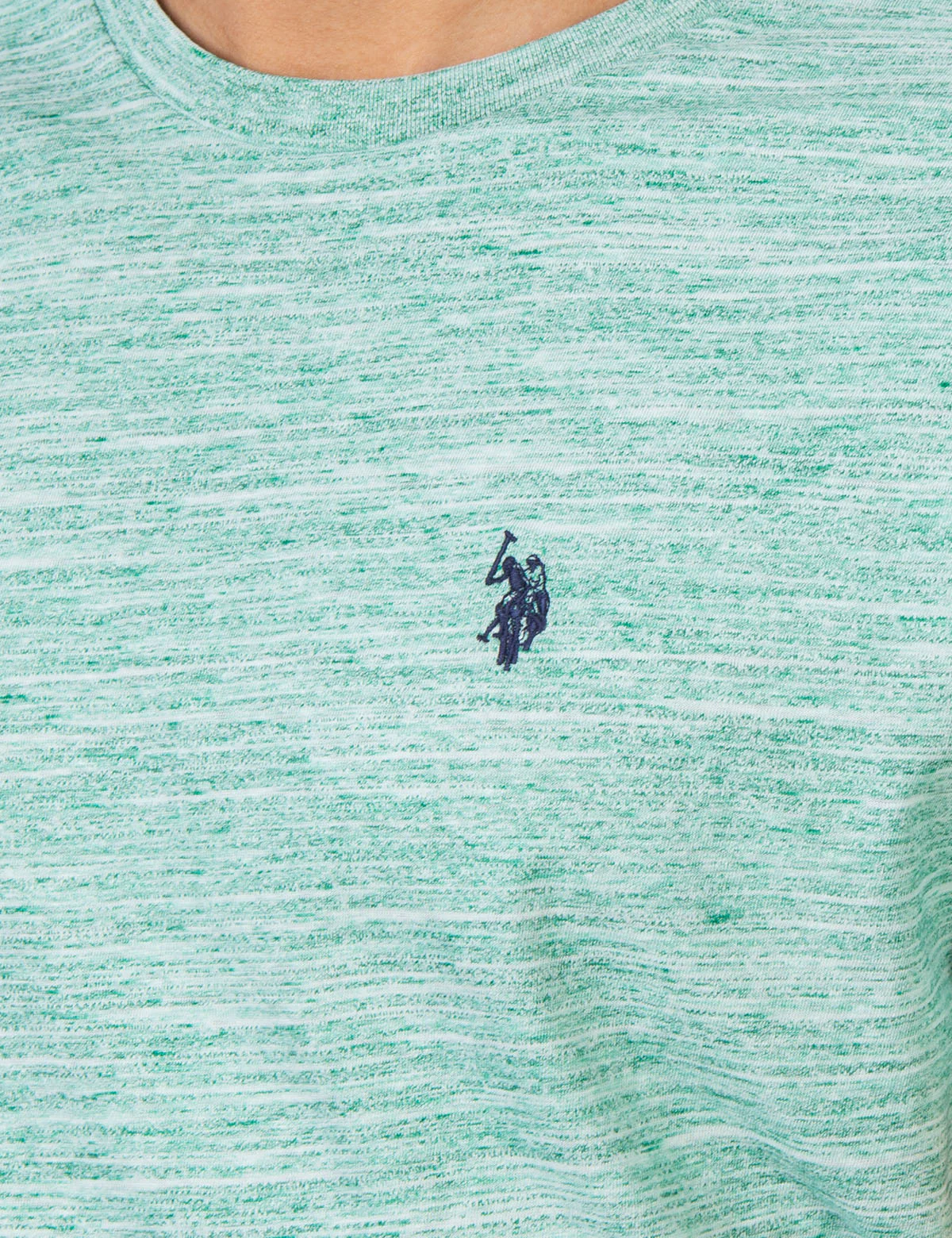 LINEAR SPACE DYE CREW NECK T-SHIRT - Image 17