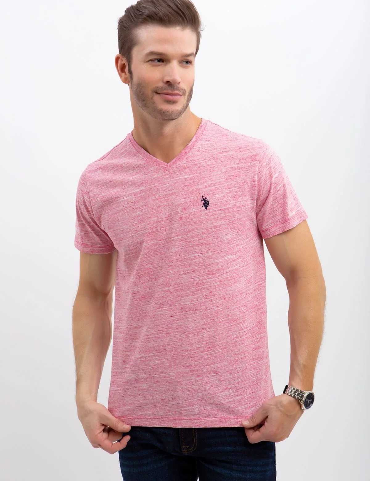 LINEAR SPACE DYED T-SHIRT - Image 15