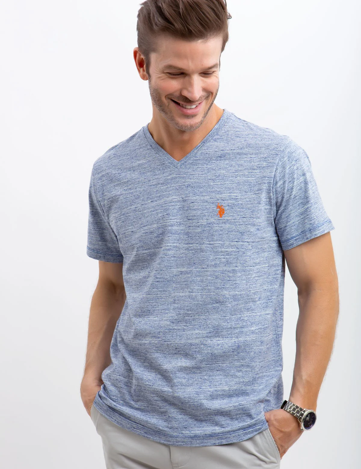 LINEAR SPACE DYED T-SHIRT - Image 17