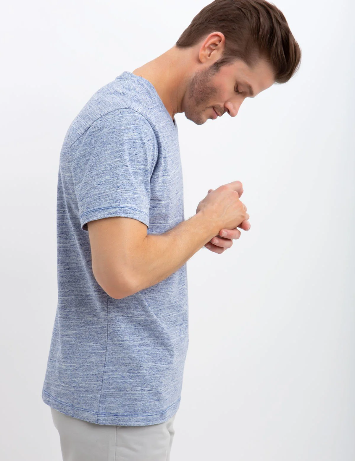 LINEAR SPACE DYED T-SHIRT - Image 18