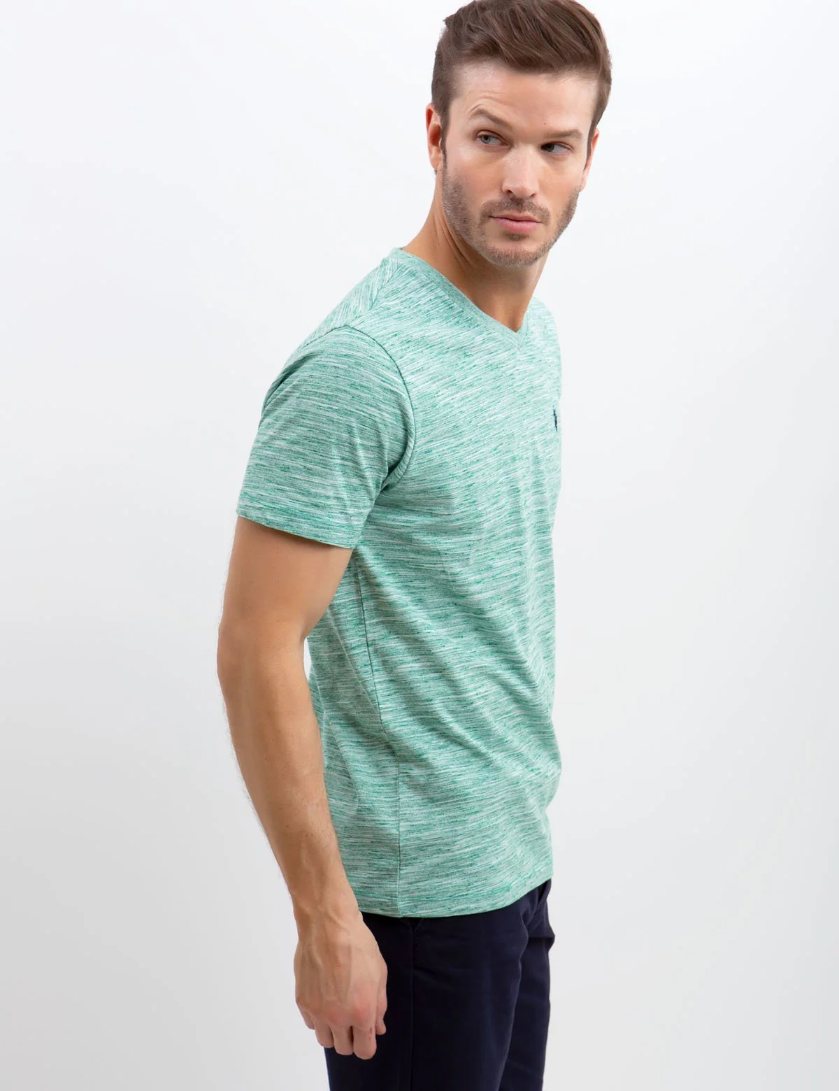 LINEAR SPACE DYED T-SHIRT - Image 7