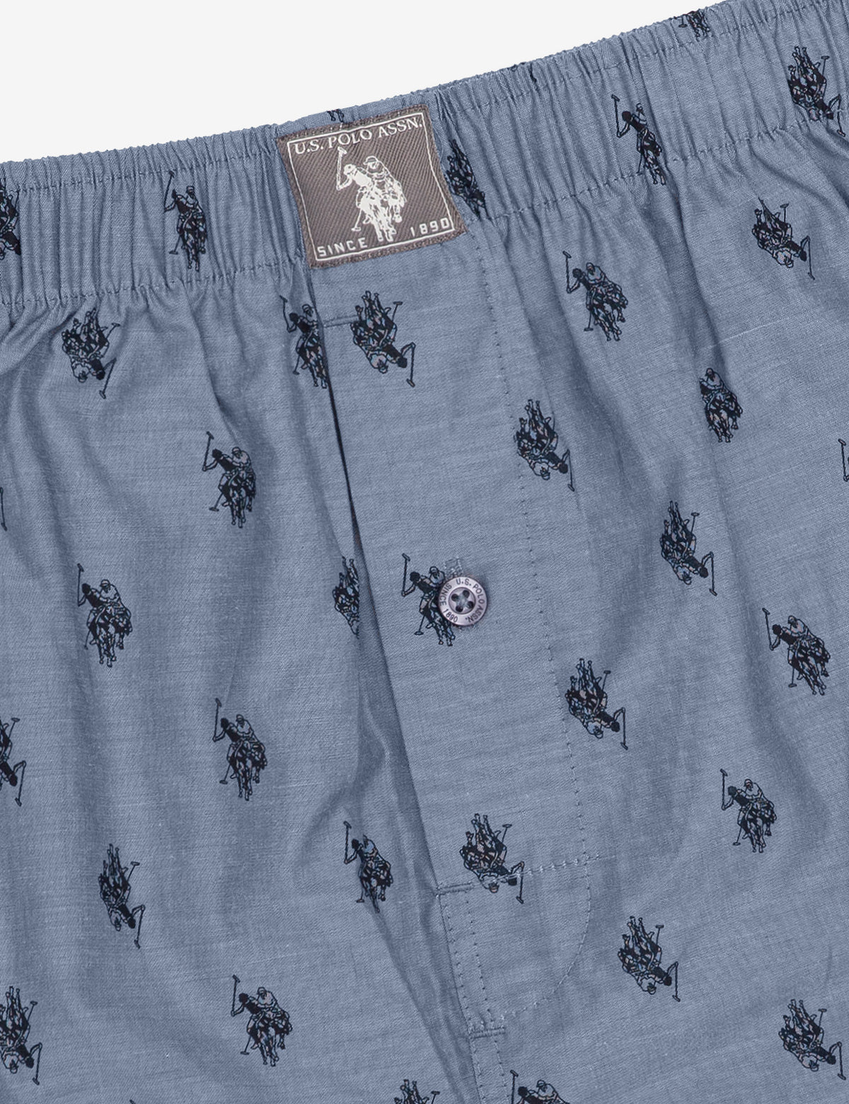 LOGO CHAMBRAY WOVEN BOXER - Image 3