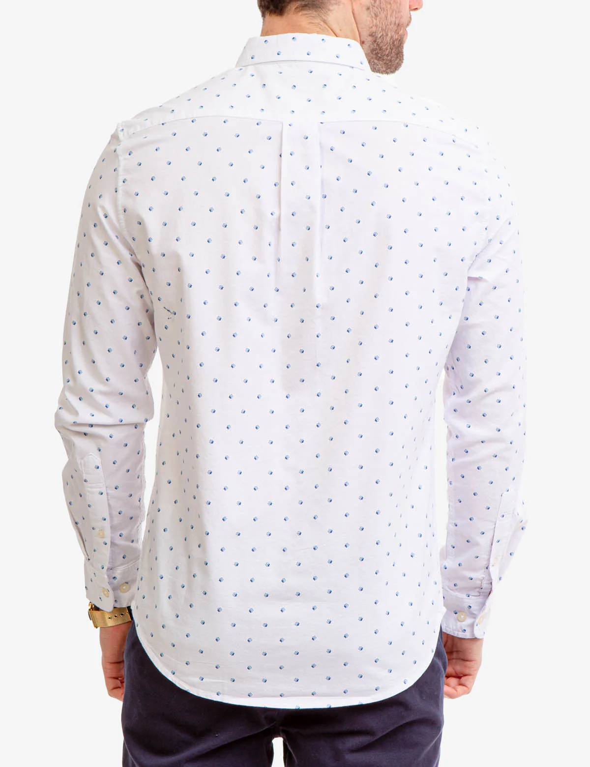 LONG SLEEVE ALL OVER FLORAL OXFORD SHIRT - Image 3
