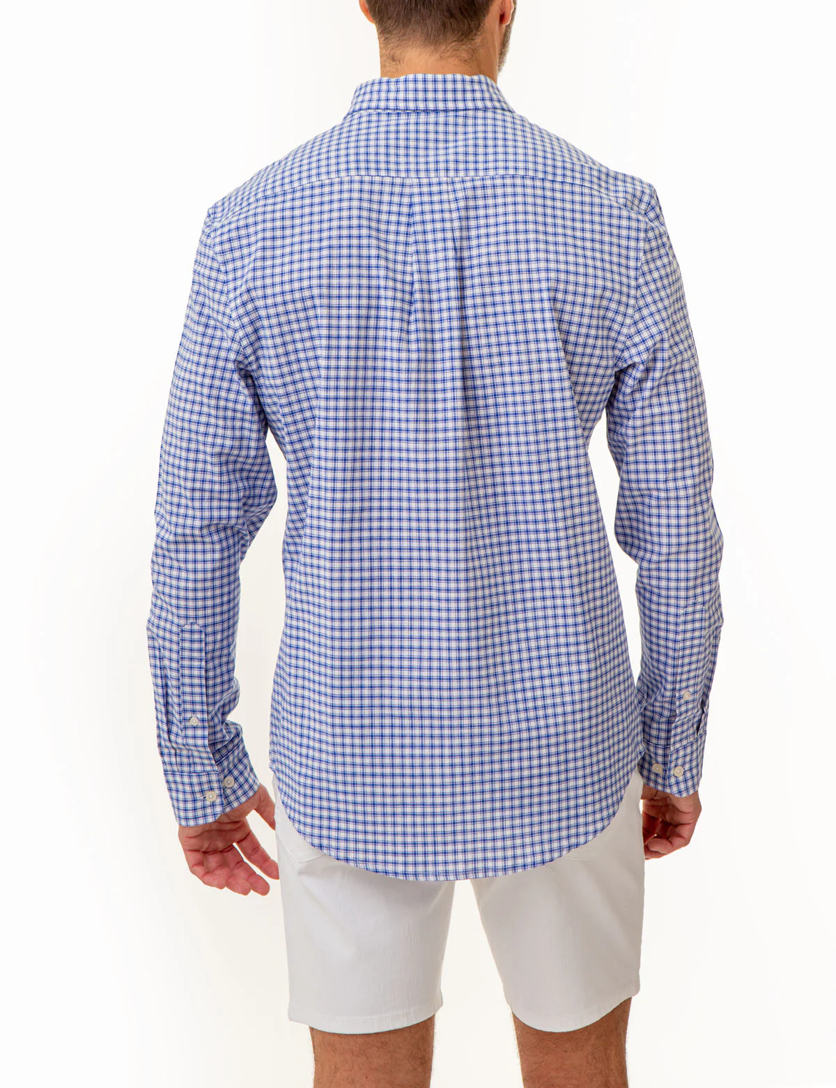 LONG SLEEVE BOX PLAID WOVEN SHIRT - Image 11
