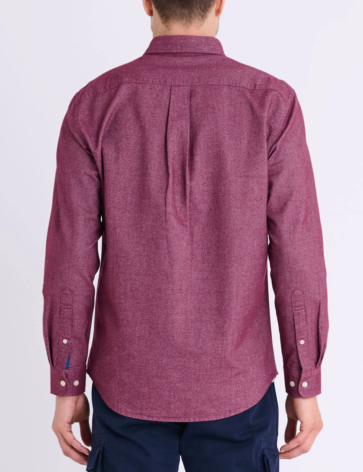 LONG SLEEVE BRUSHED OXFORD SHIRT WITH POCKET - Image 4