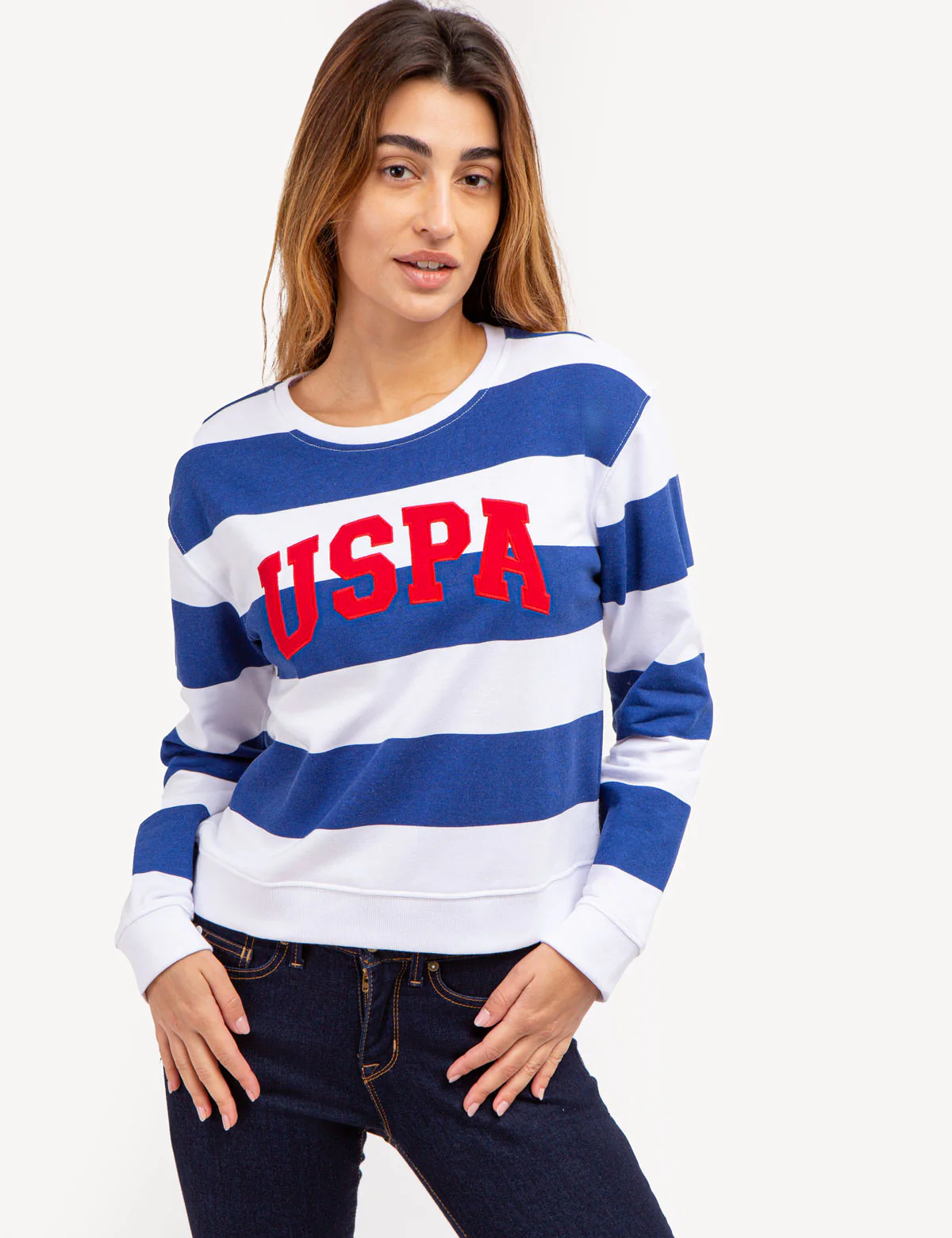 LONG SLEEVE CROPPED STRIPE PULLOVER - Image 5