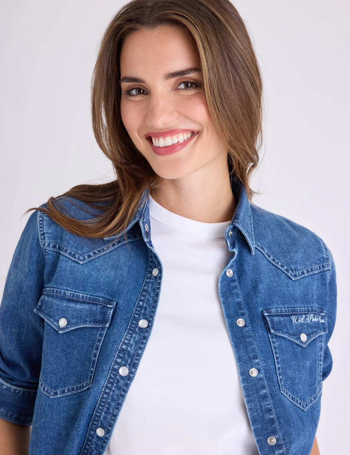 LONG SLEEVE DENIM WESTERN SHIRT - Image 3
