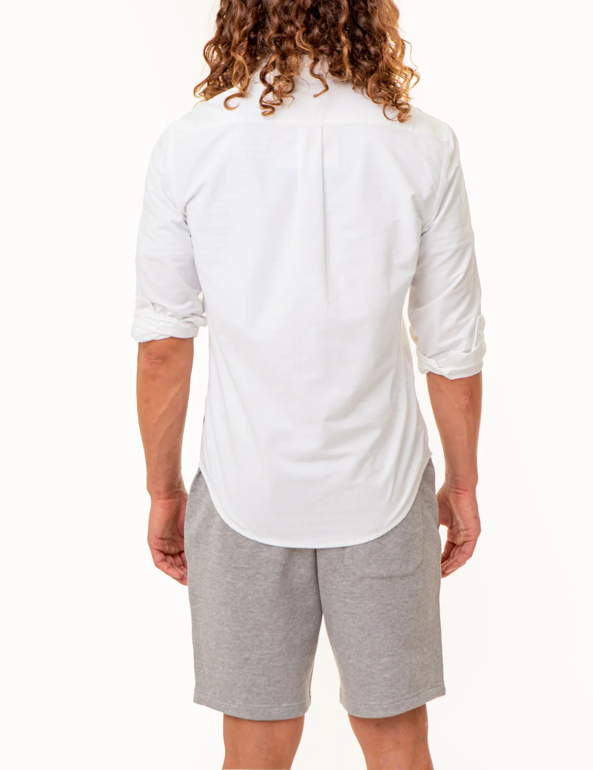 LONG SLEEVE DIAGONAL SASH OXFORD SHIRT - Image 6