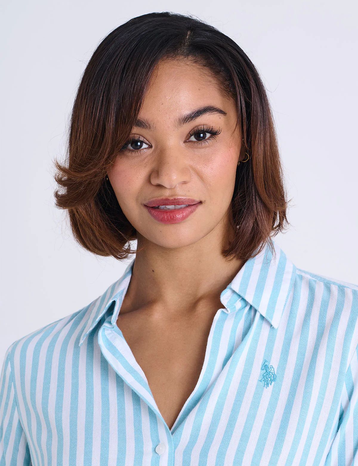 LONG SLEEVE KNOTTED STRIPE SHIRT - Image 2