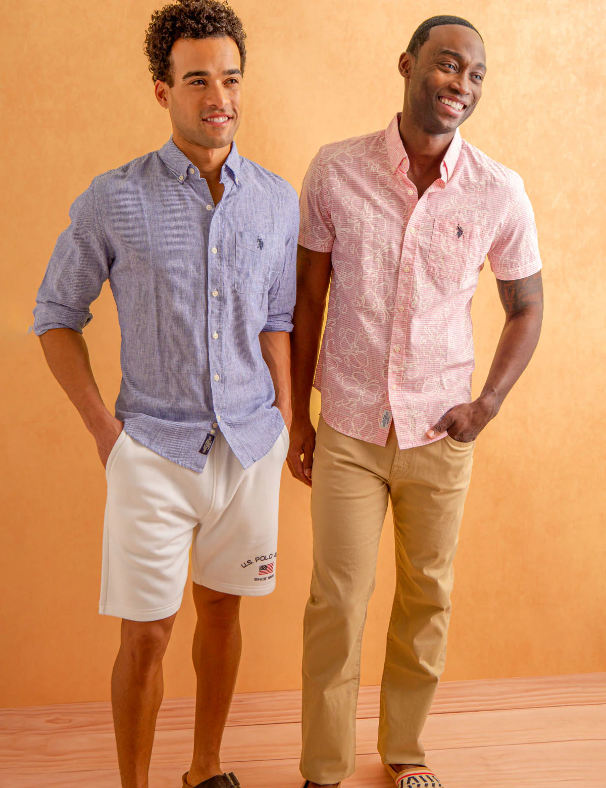 LONG SLEEVE LINEN YARN DYE STRIPED SHIRT - Image 7