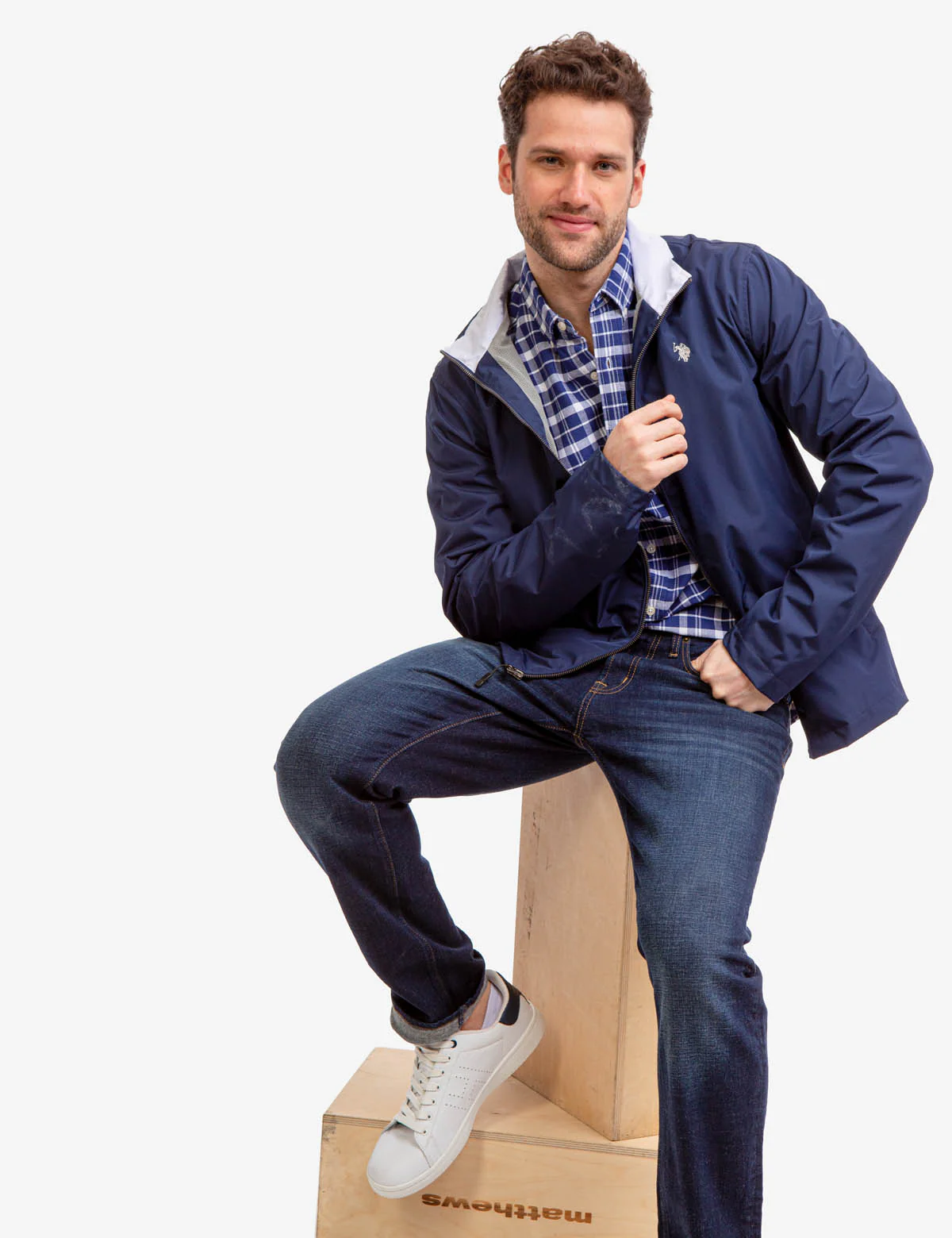 LONG SLEEVE PLAID OXFORD SHIRT - Image 2