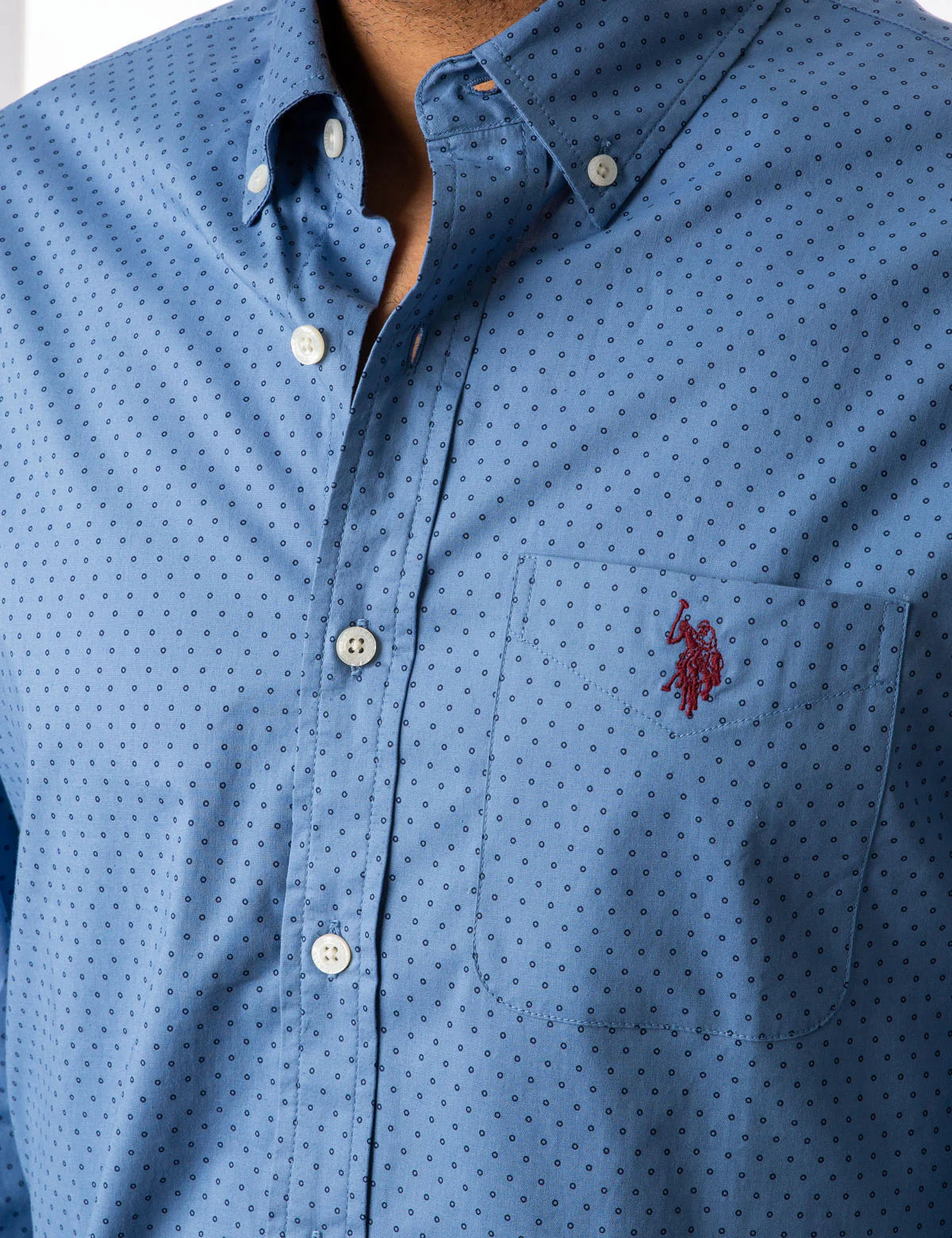 LONG SLEEVE DOT SHIRT - Image 3