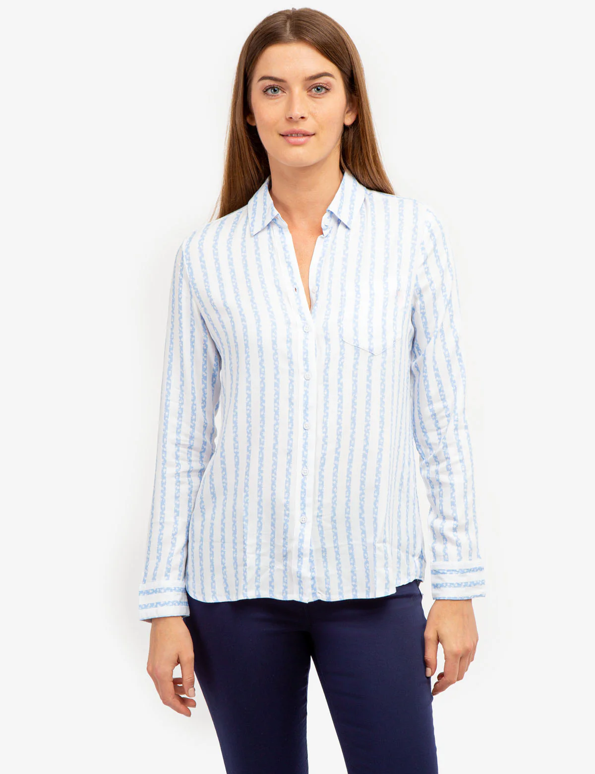 LONG SLEEVE PRINTED WOVEN SHIRT - Image 9