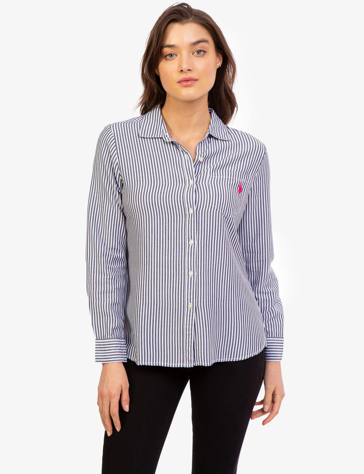 LONG SLEEVE PRINTED WOVEN SHIRT