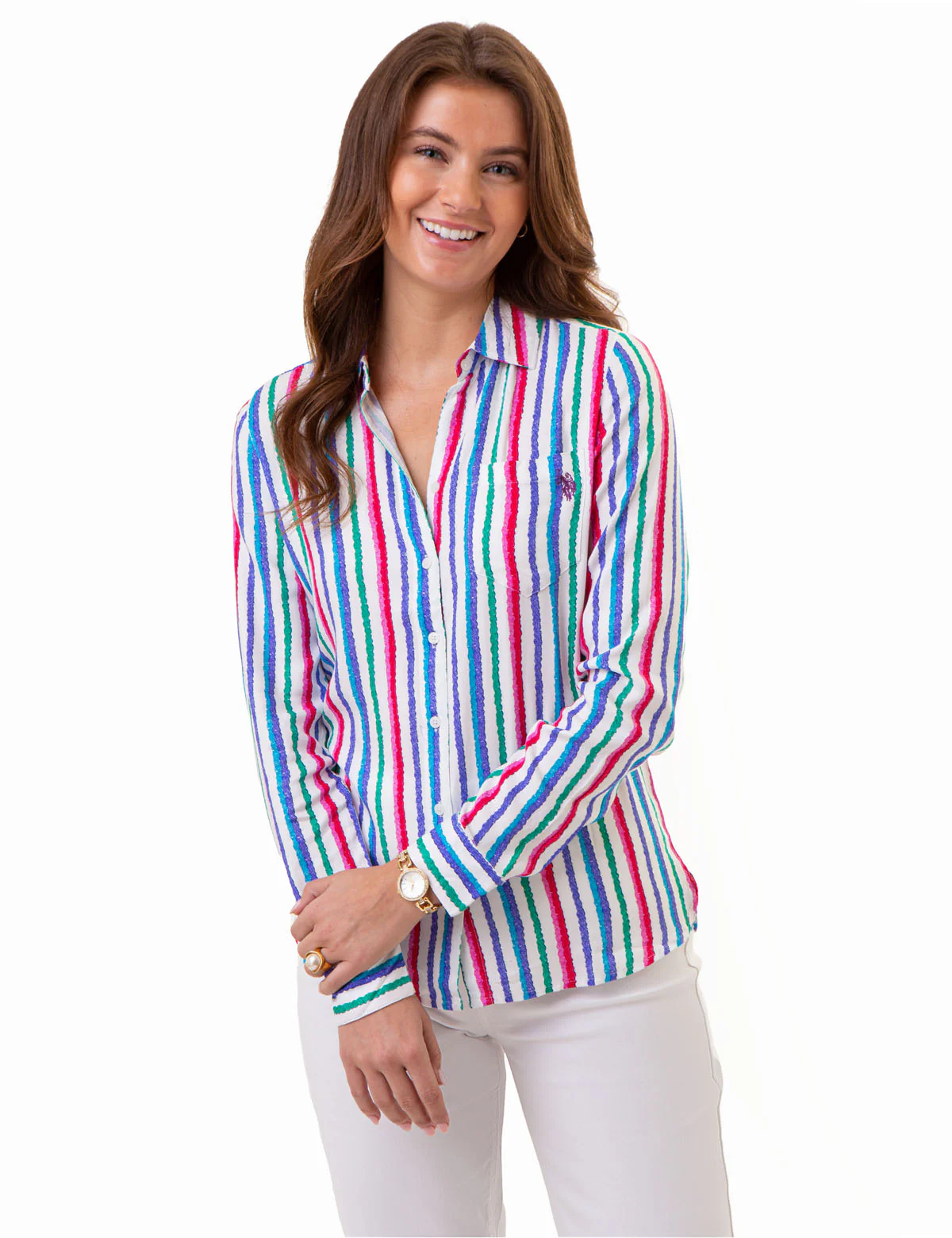 LONG SLEEVE PRINTED WOVEN SHIRT - Image 8