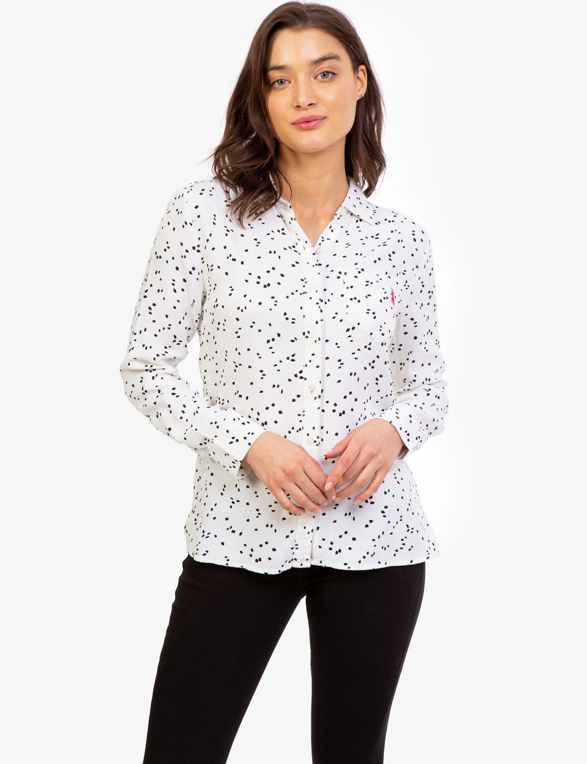LONG SLEEVE PRINTED WOVEN SHIRT - Image 21