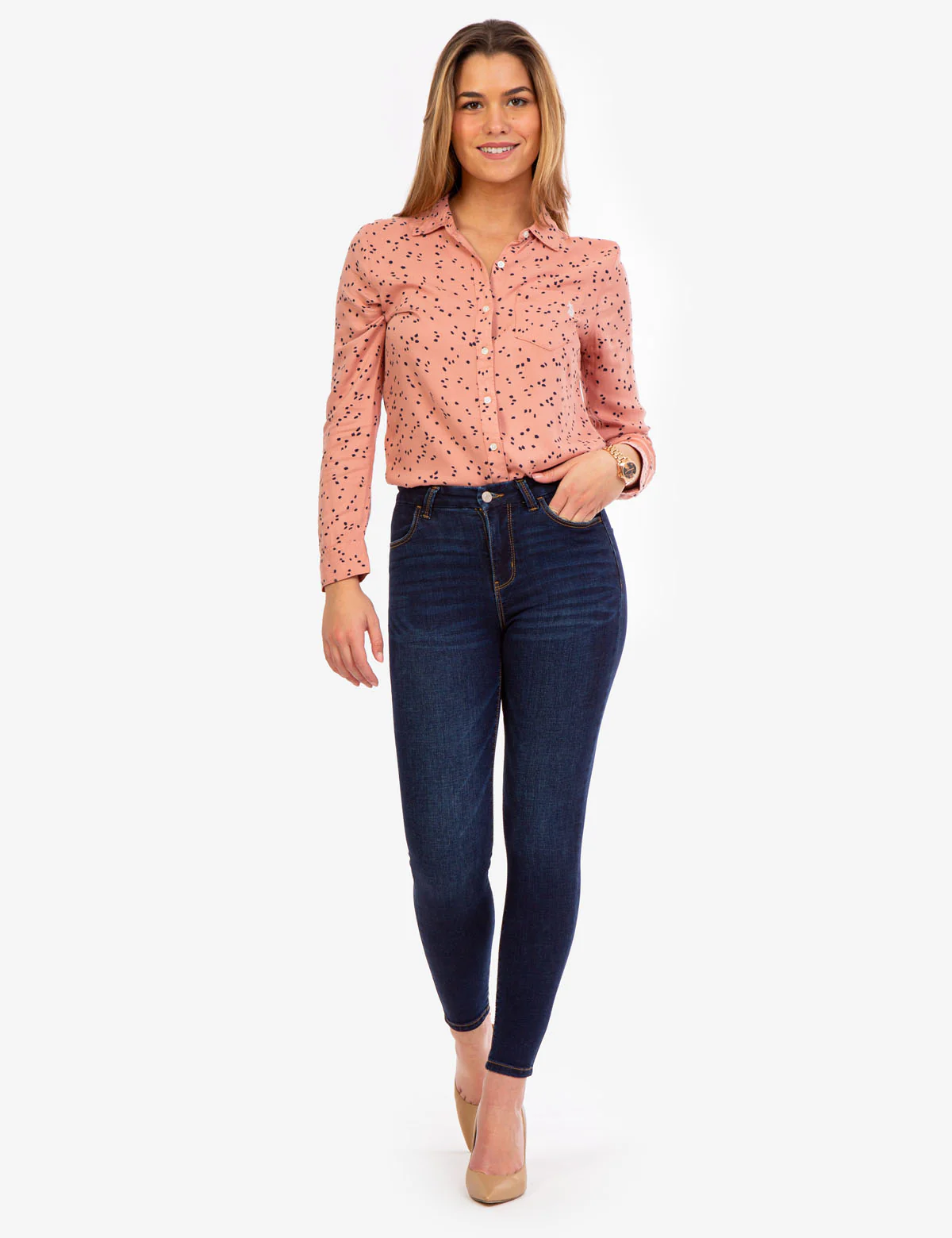 LONG SLEEVE PRINTED WOVEN SHIRT - Image 8