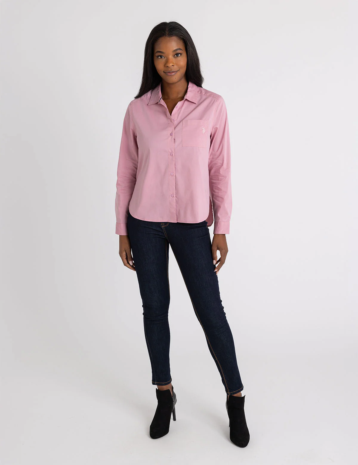 LONG SLEEVE RELAXED POPLIN SHIRT - Image 3