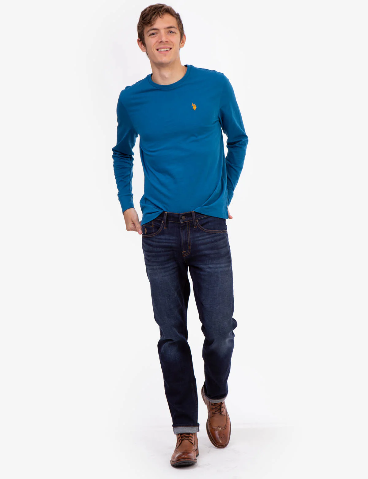 LONG SLEEVE SOLID T-SHIRT - Image 2