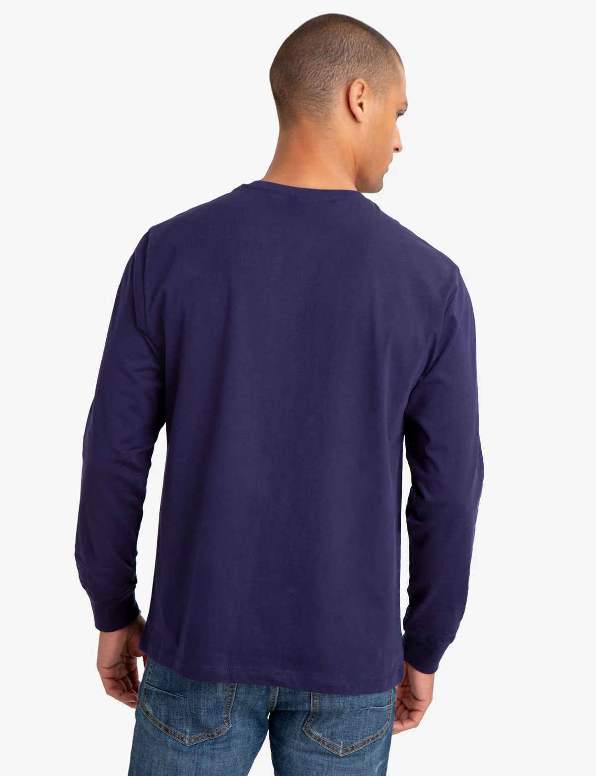 LONG SLEEVE SOLID T-SHIRT - Image 3