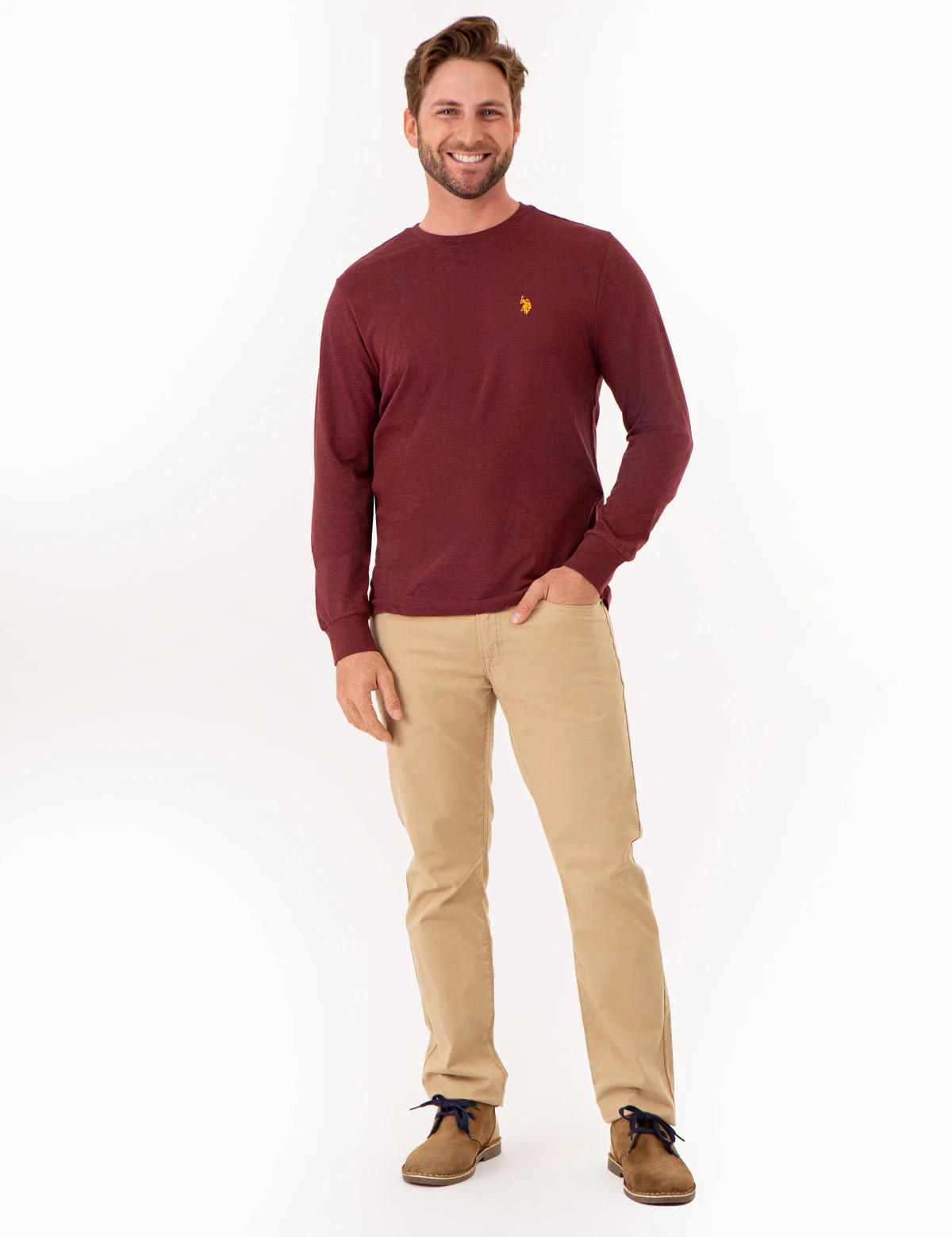 LONG SLEEVE SOLID T-SHIRT - Image 2