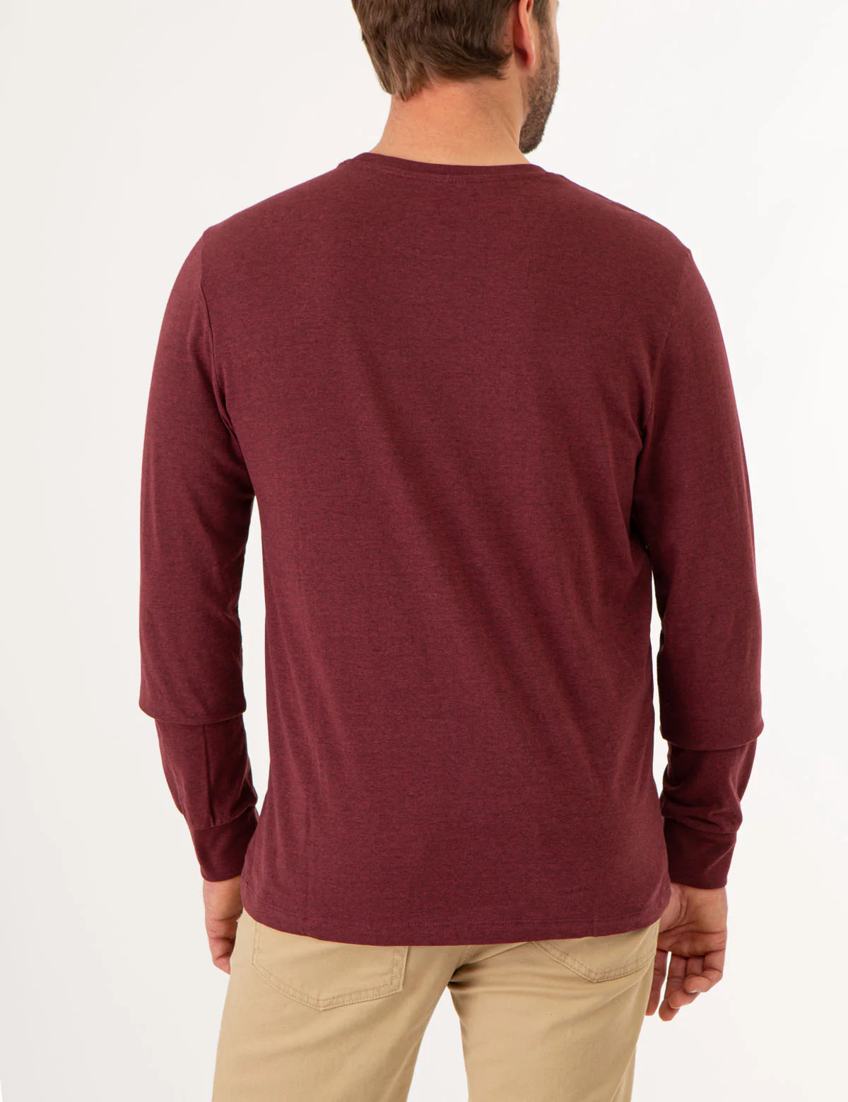 LONG SLEEVE SOLID T-SHIRT - Image 3
