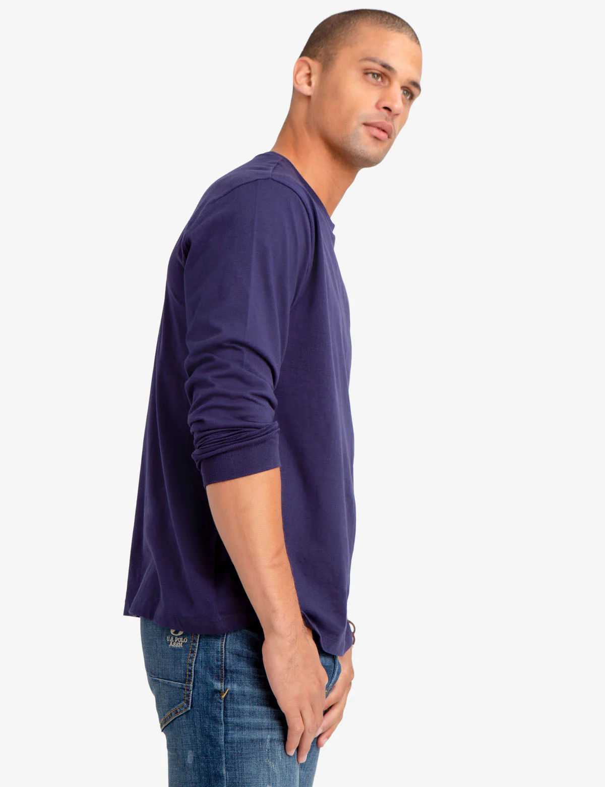 LONG SLEEVE SOLID T-SHIRT - Image 6