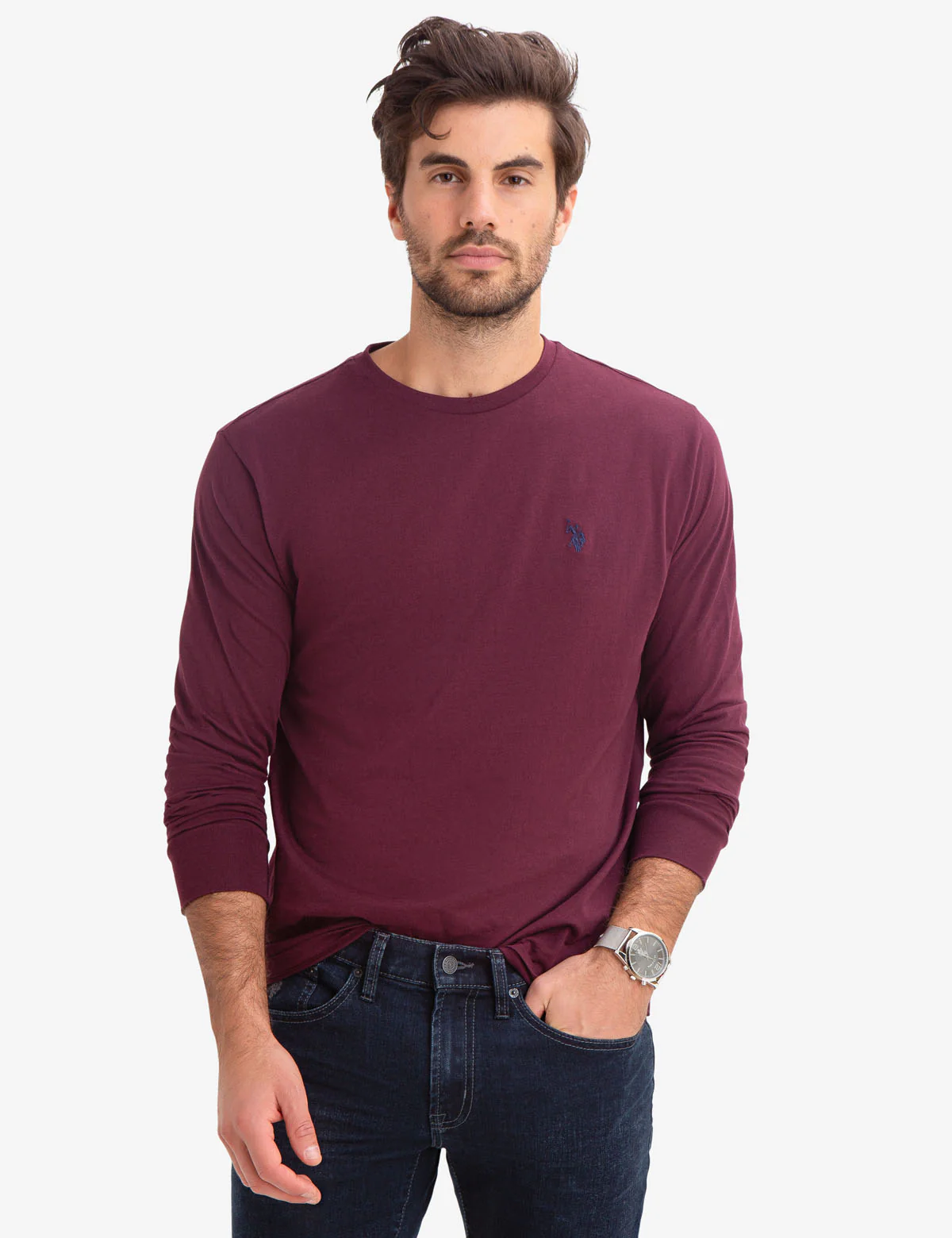 LONG SLEEVE SOLID T-SHIRT - Image 8