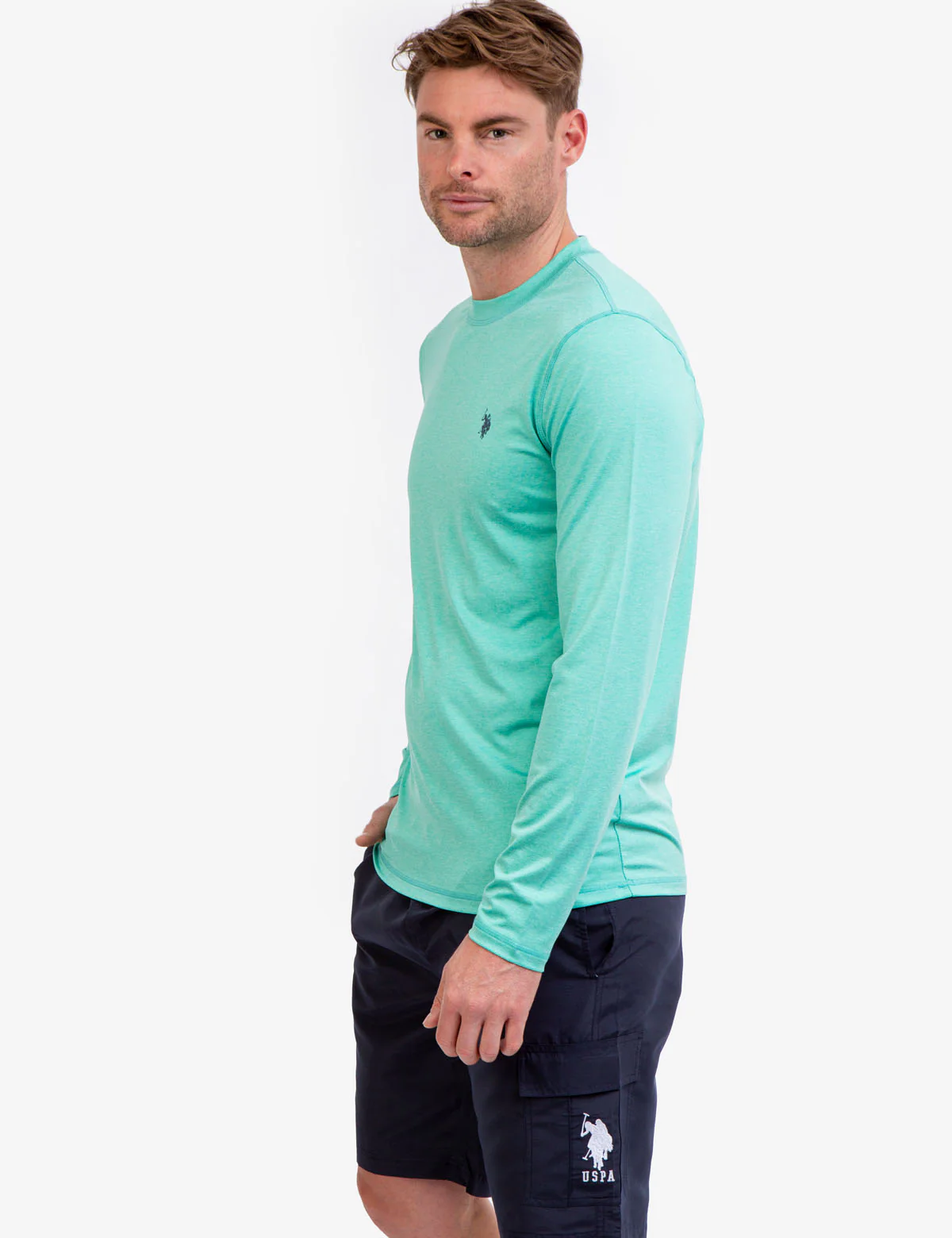 LONG SLEEVE SPACE DYE UV TOP - Image 3