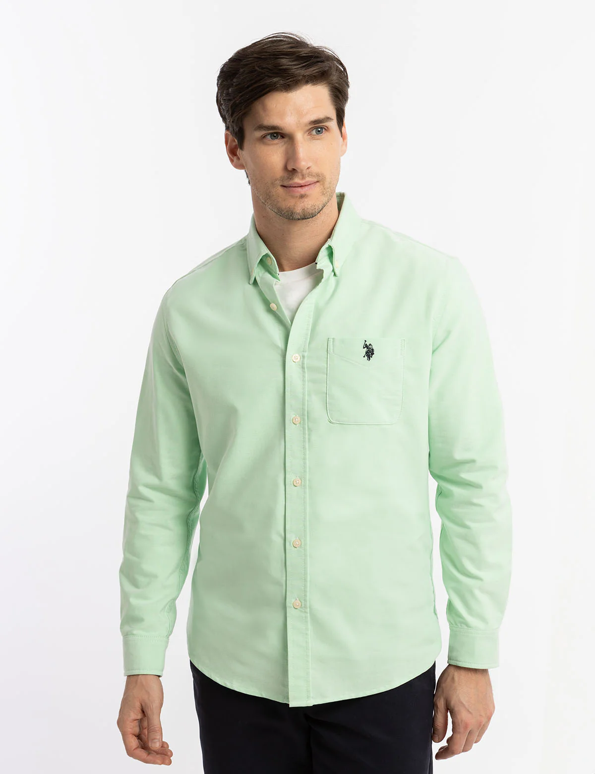 LONG SLEEVE STRETCH OXFORD SHIRT - Image 10