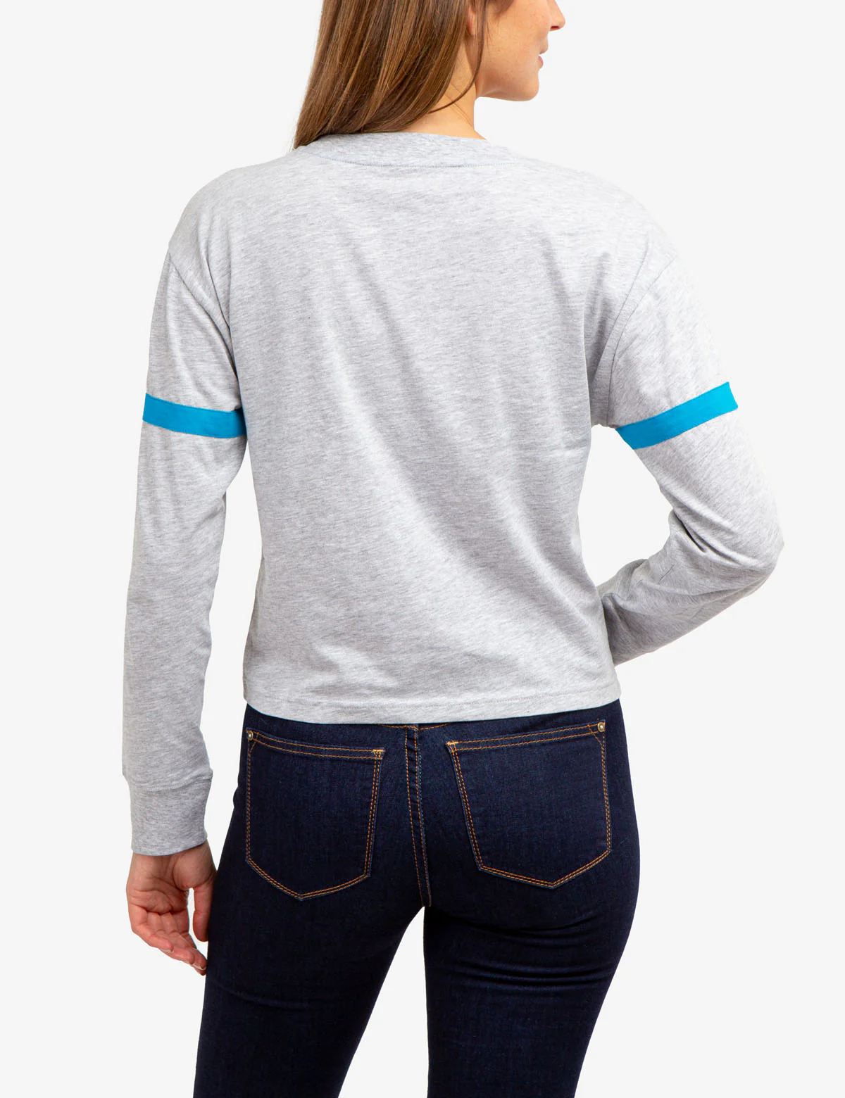 LONG SLEEVE USPA APPLIQUE CROPPED T-SHIRT - Image 4