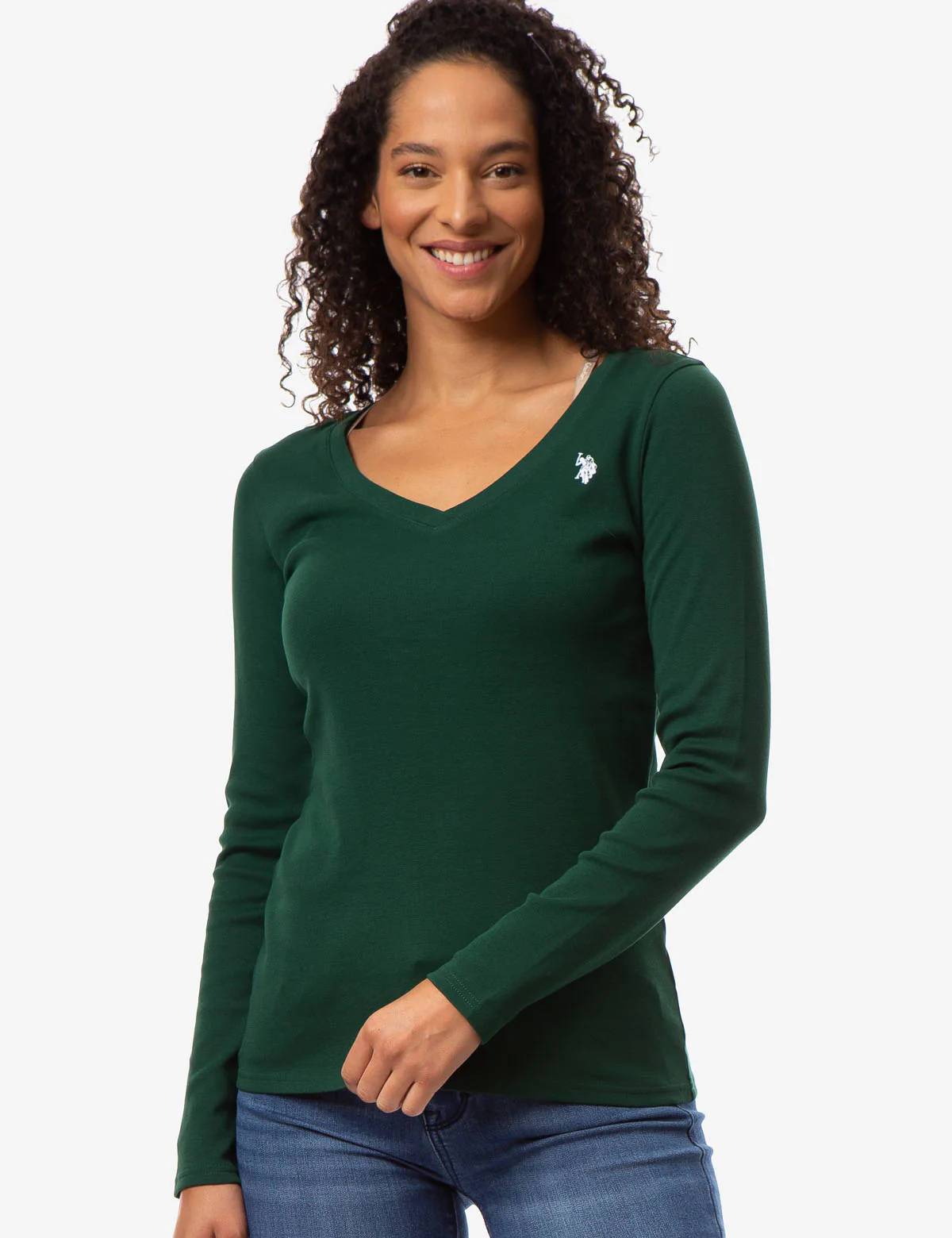 LONG SLEEVE V-NECK T-SHIRT - Image 14