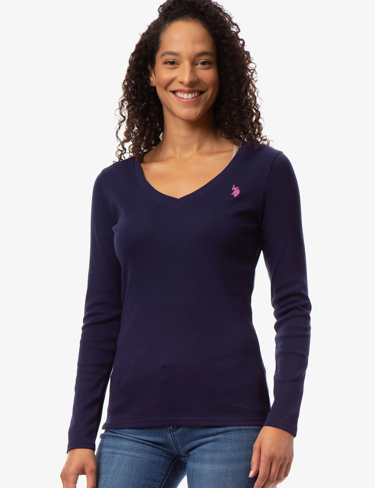 LONG SLEEVE V-NECK T-SHIRT - Image 5