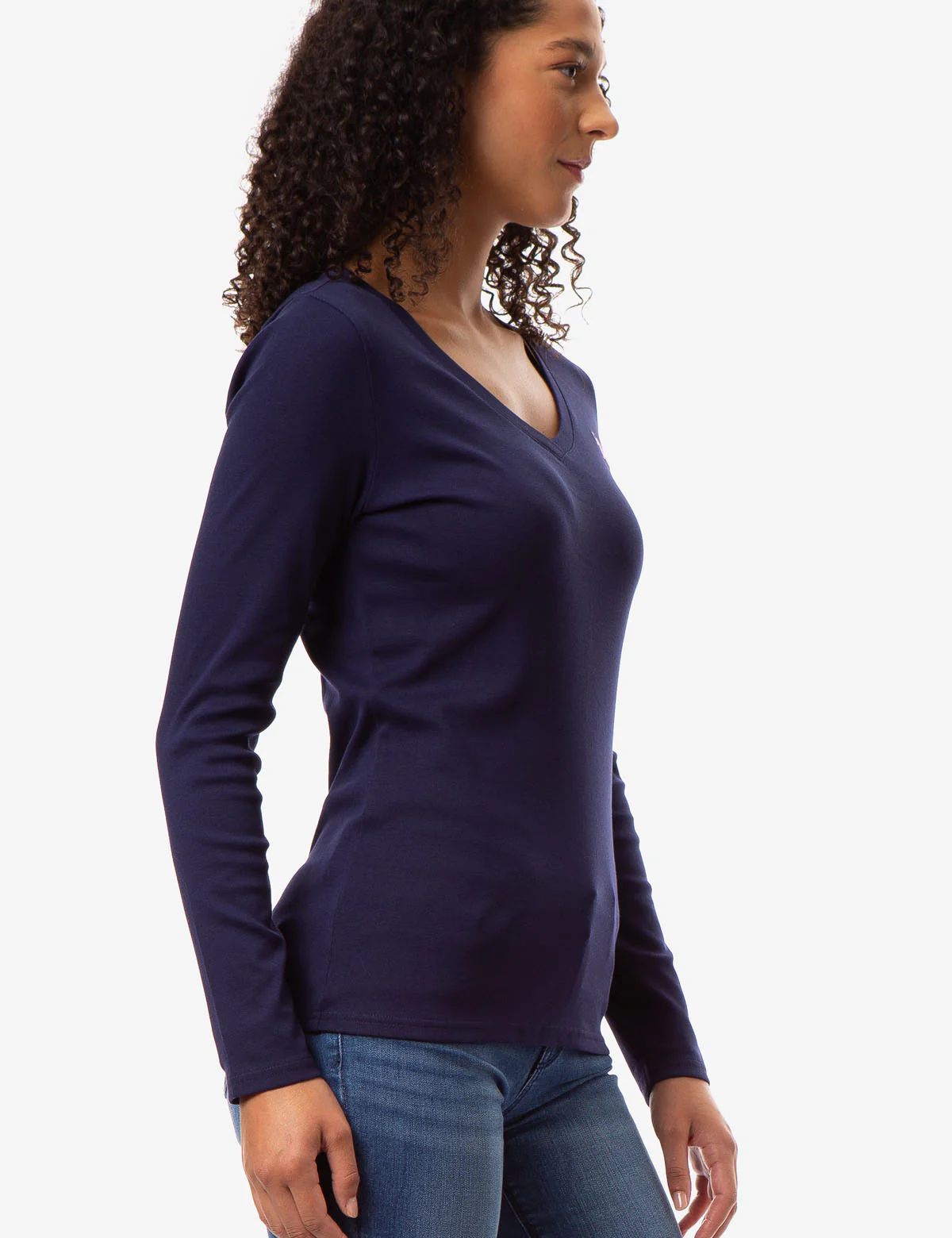 LONG SLEEVE V-NECK T-SHIRT - Image 6
