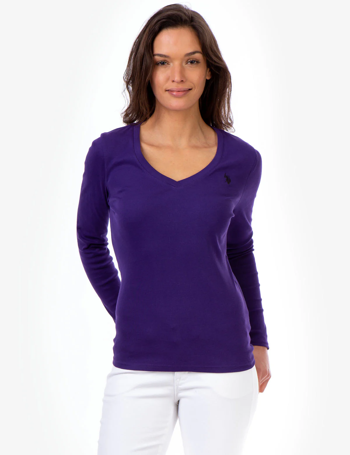 LONG SLEEVE V-NECK T-SHIRT - Image 8