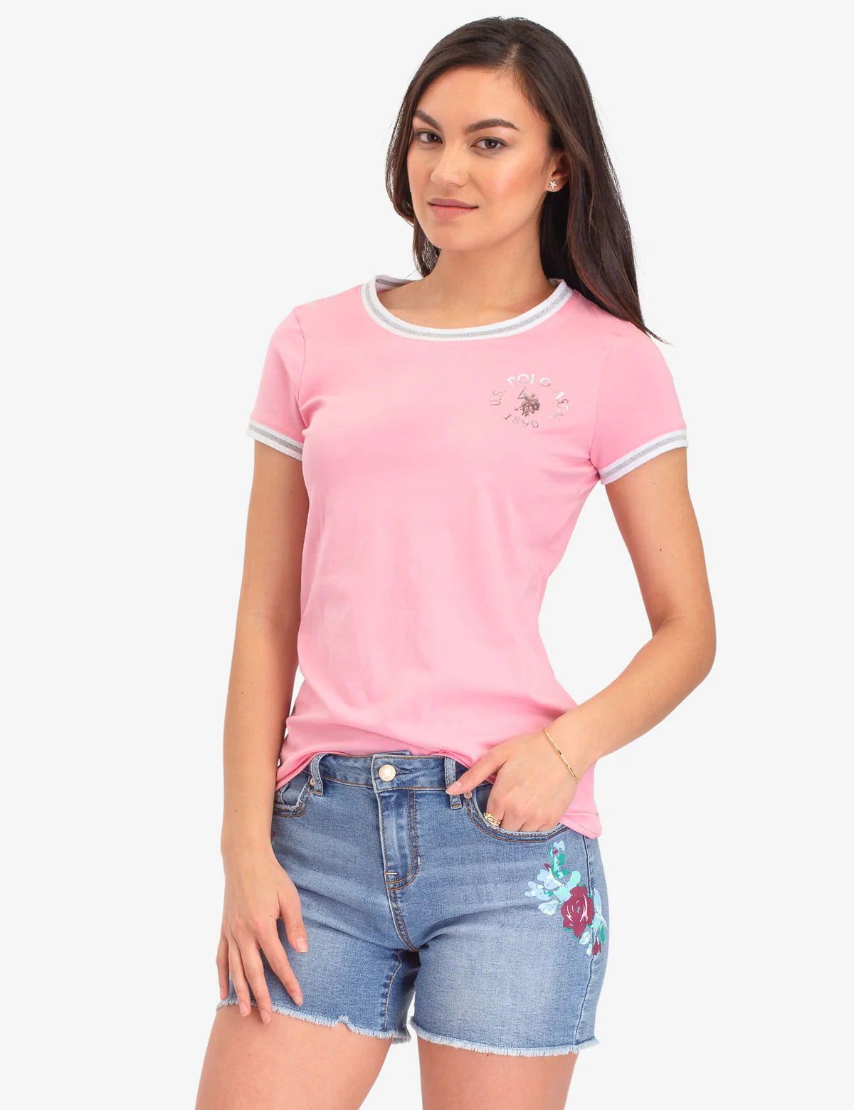 LUREX METALLIC RINGER T-SHIRT - Image 4