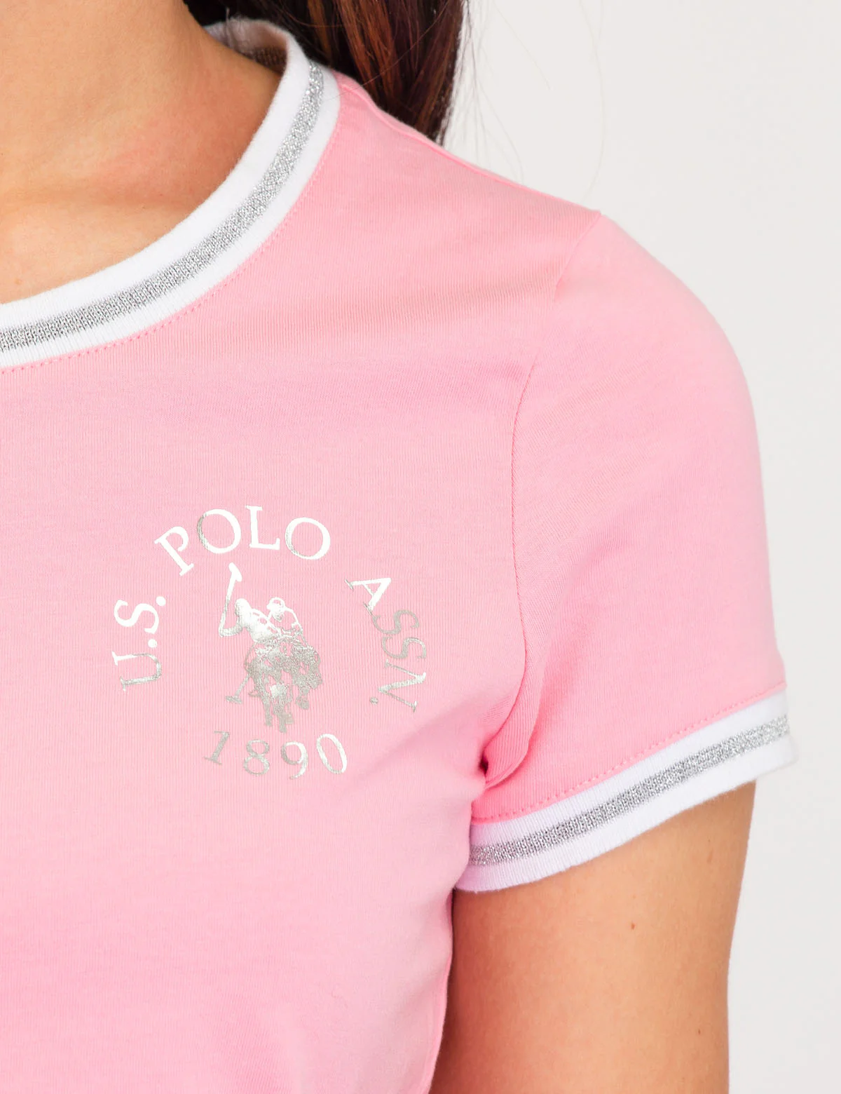 LUREX METALLIC RINGER T-SHIRT - Image 7