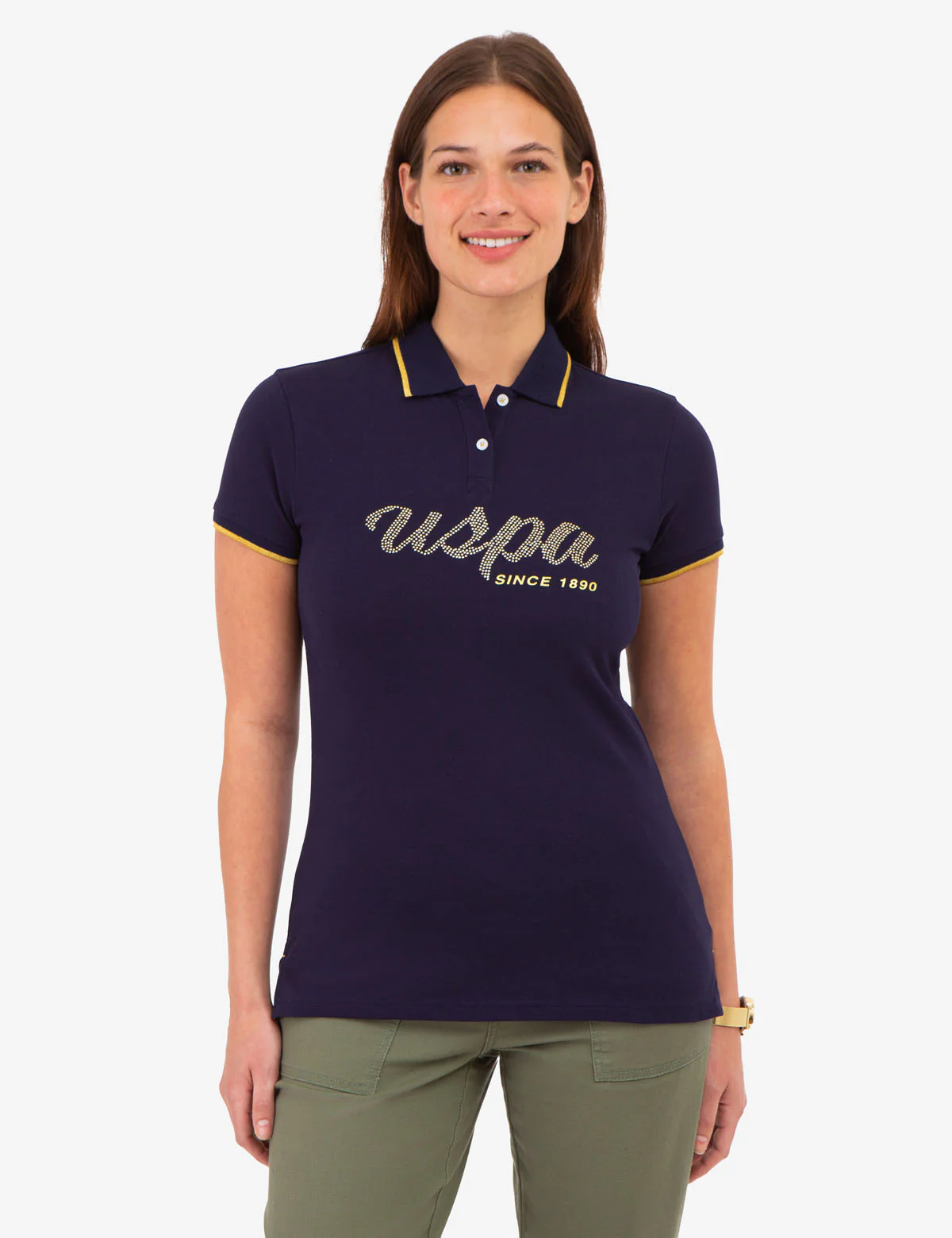 LUREX SCRIPT TIPPED POLO SHIRT - Image 10