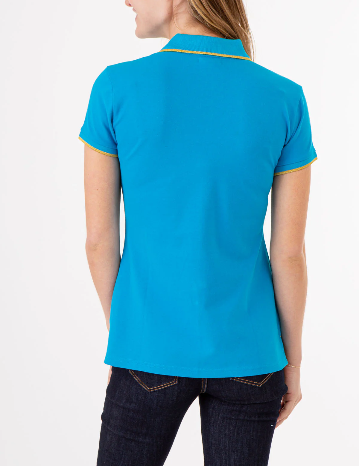 LUREX SCRIPT TIPPED POLO SHIRT - Image 9