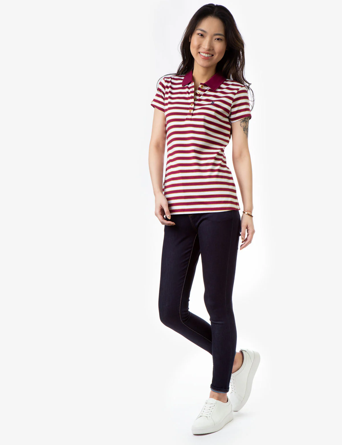 STRIPE LUREX POLO SHIRT - Image 12