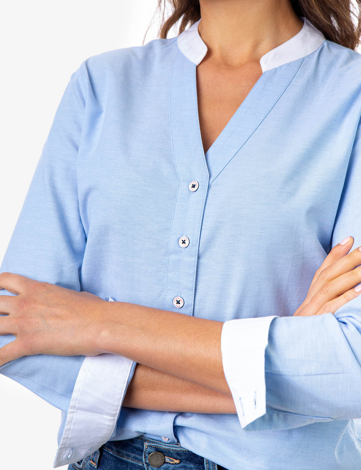 MANDARIN COLLAR SHIRT - Image 5