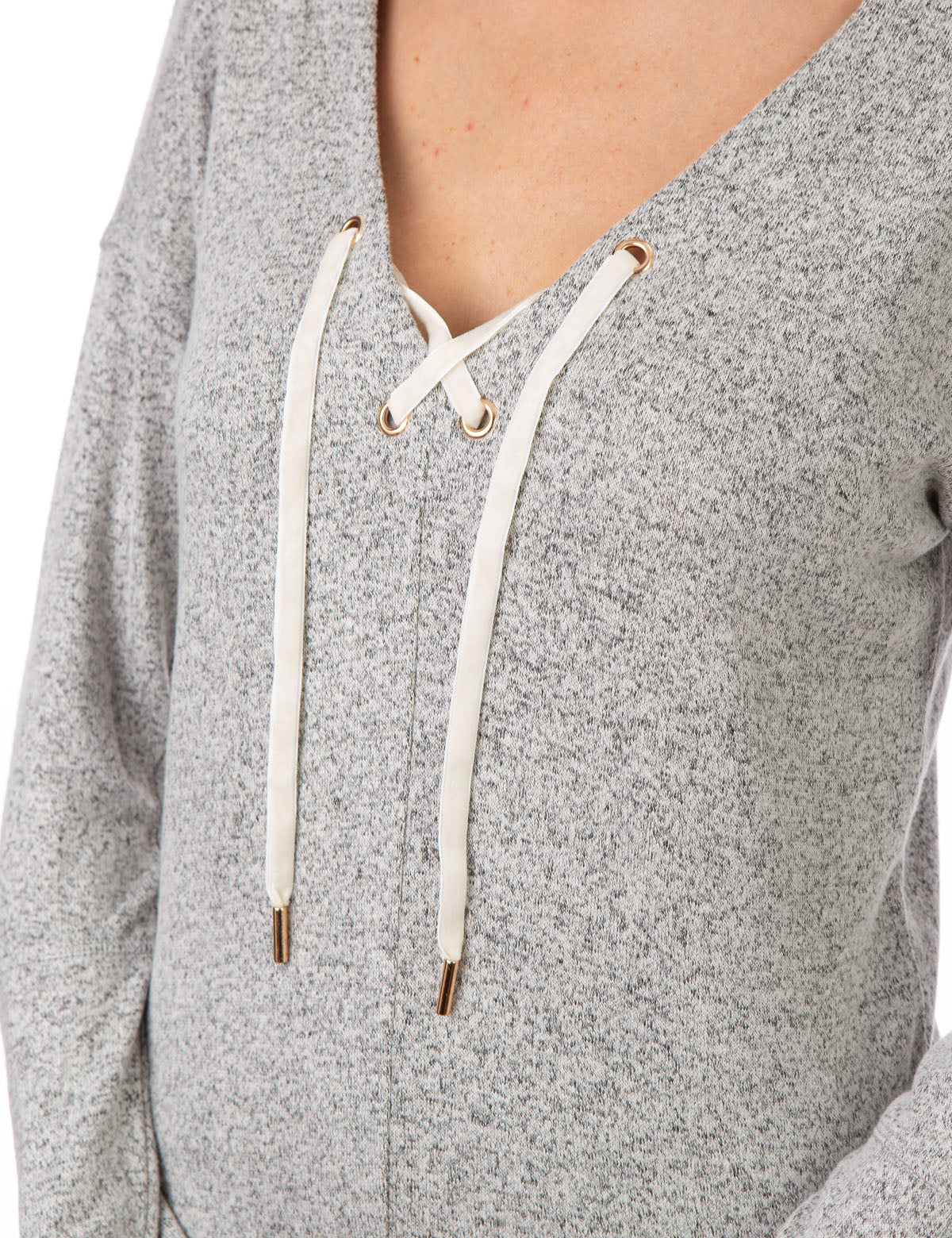 MARLED LACE UP HACCI PULLOVER - Image 6