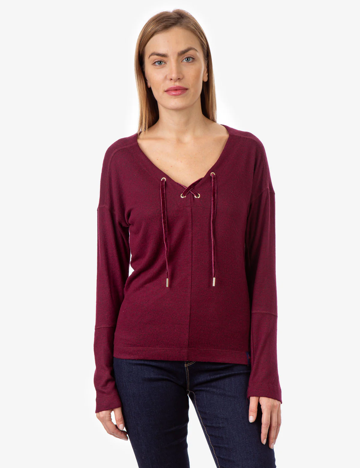 MARLED LACE UP HACCI PULLOVER - Image 9