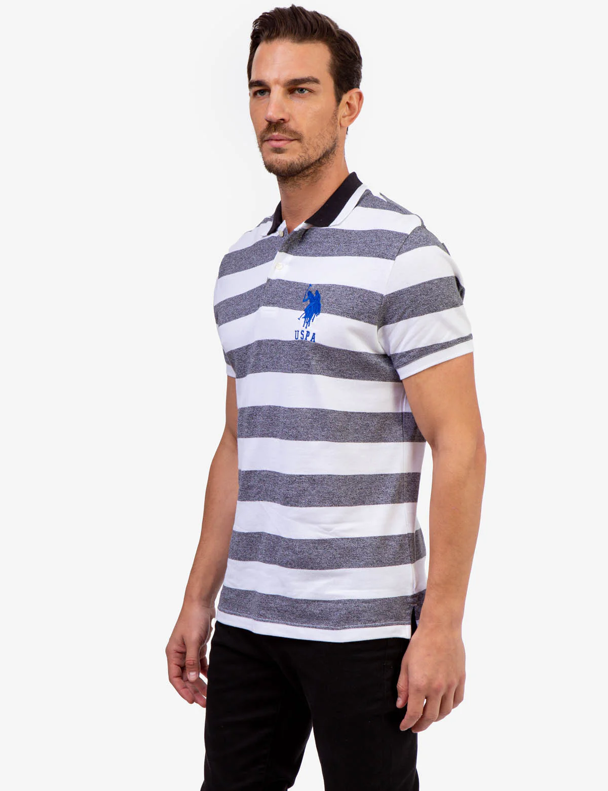 MARLED PIQUE STRIPE POLO SHIRT - Image 12