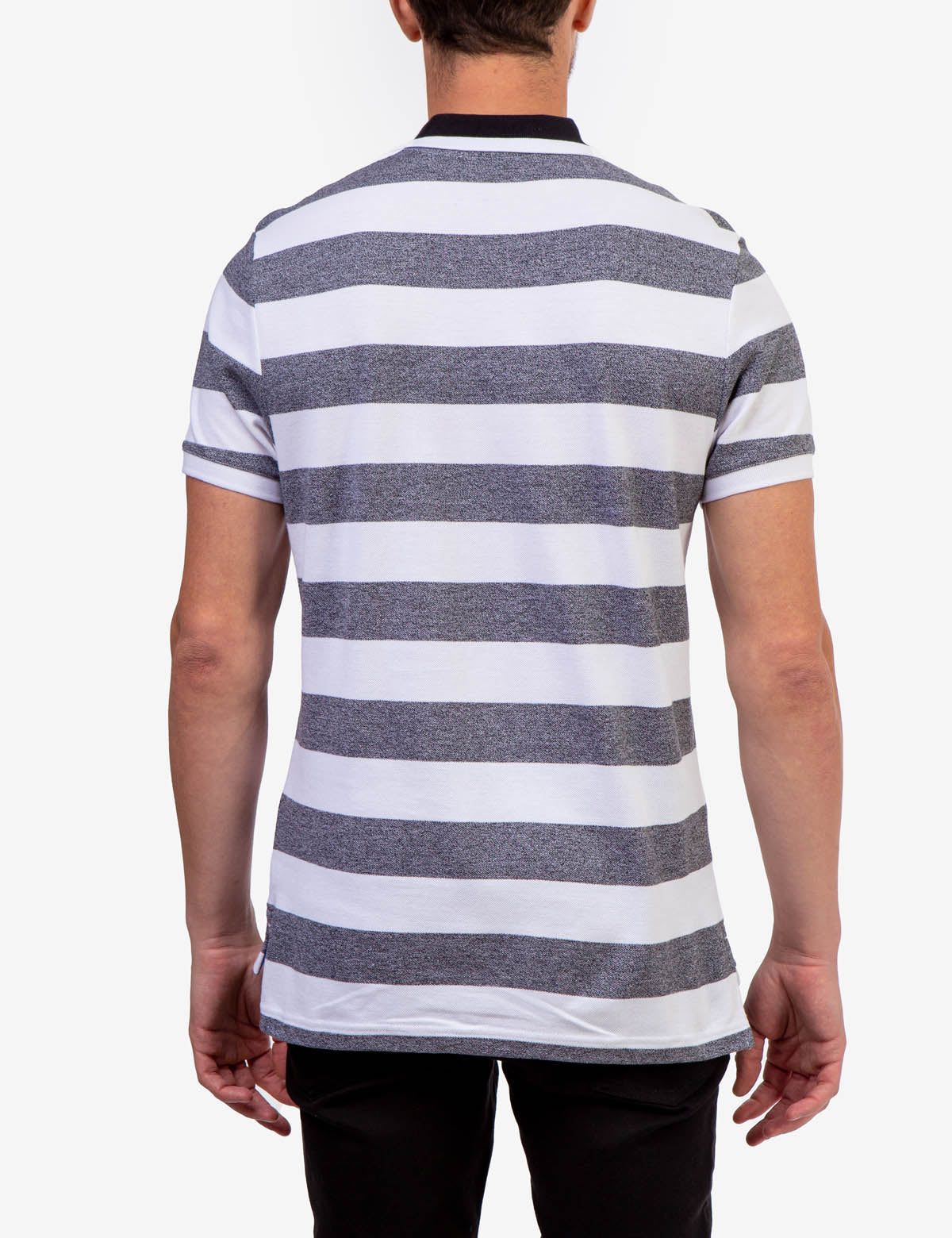 MARLED PIQUE STRIPE POLO SHIRT - Image 13