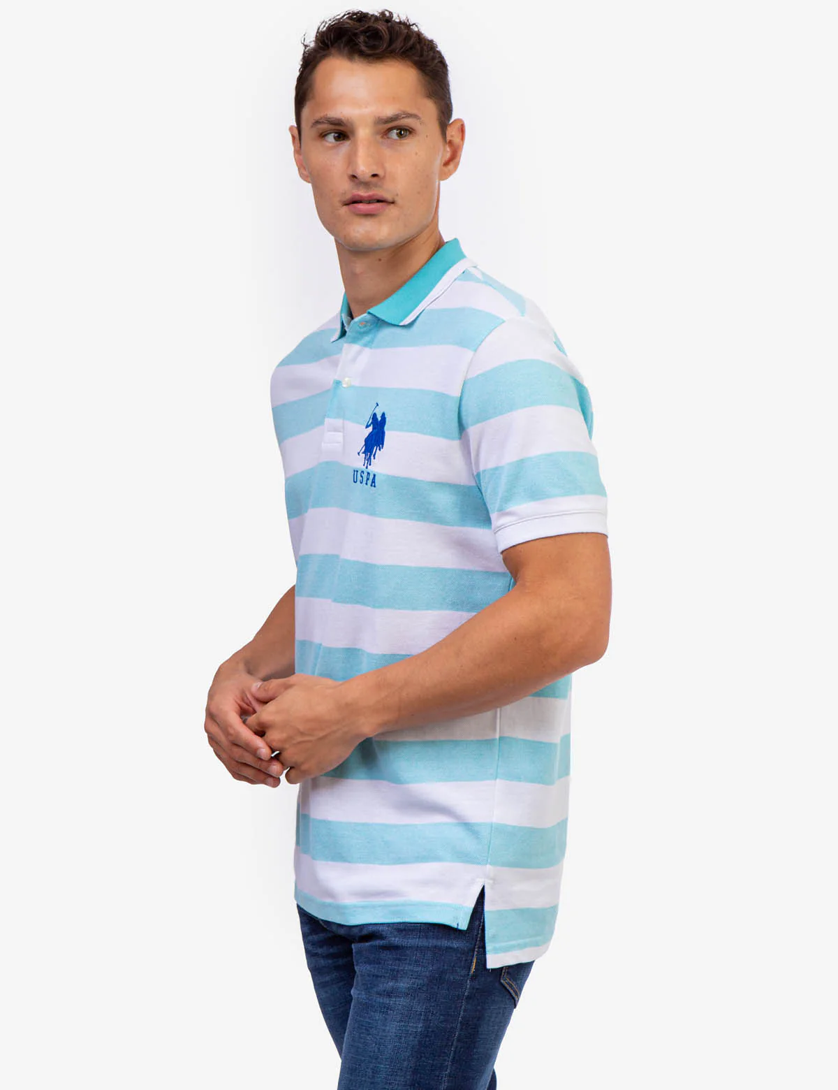 MARLED PIQUE STRIPE POLO SHIRT - Image 21