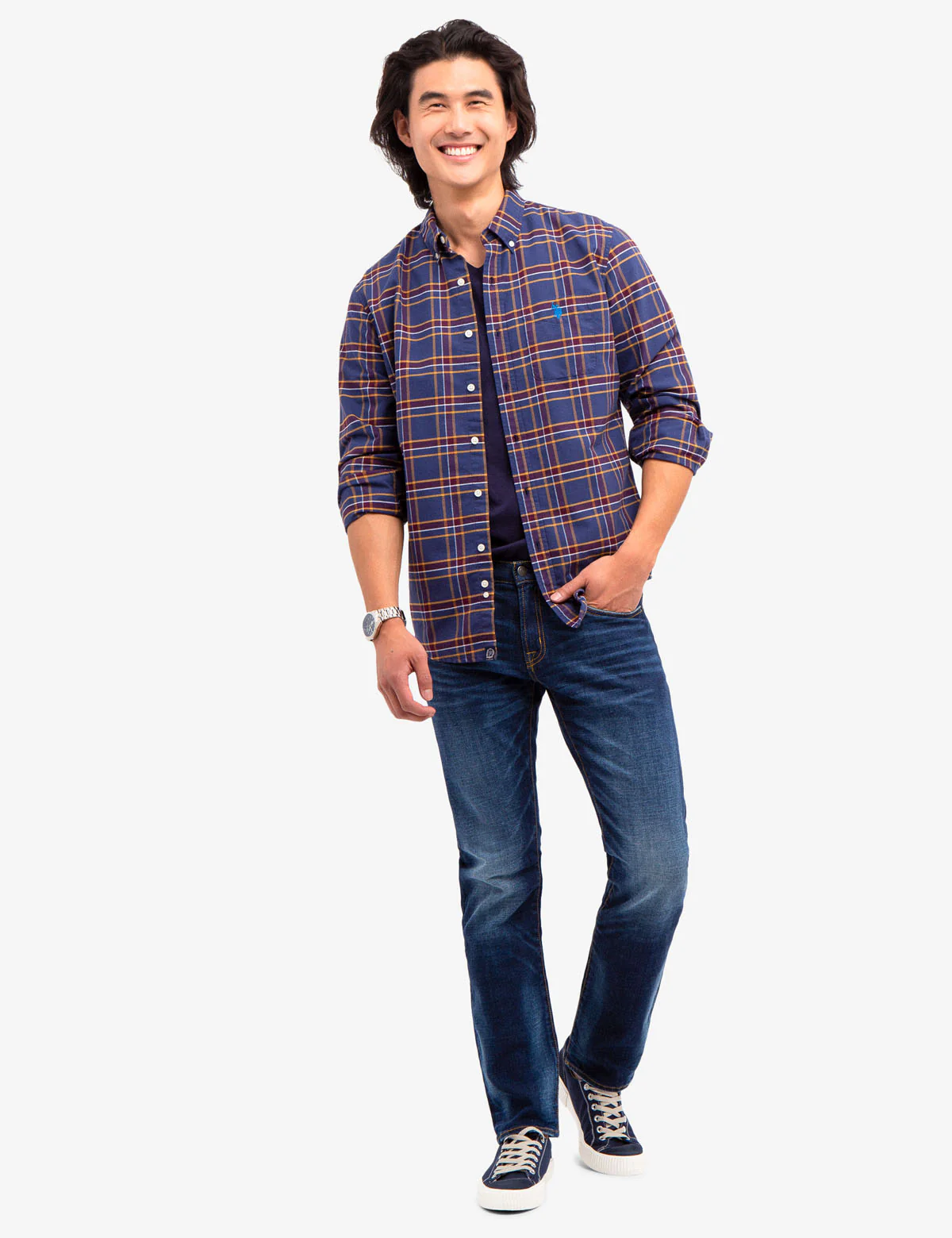 HEATHER PLAID OXFORD SHIRT - Image 2
