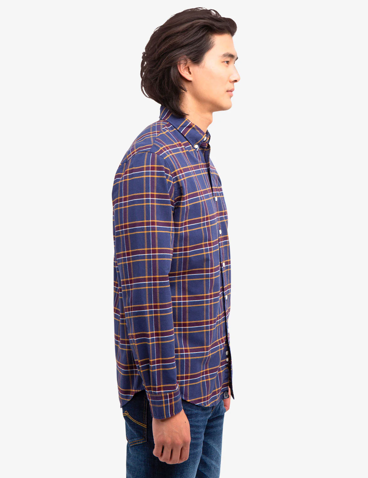 HEATHER PLAID OXFORD SHIRT - Image 3
