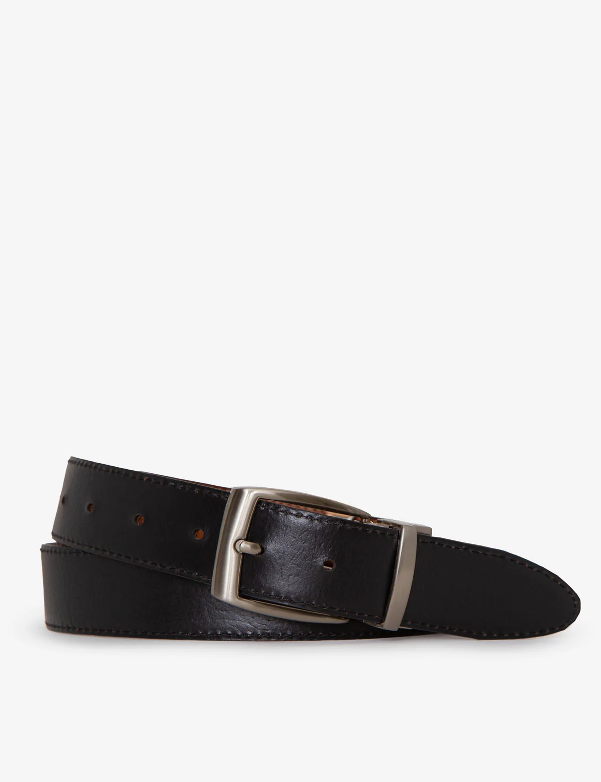 MENS 32MM REVERSIBLE LEATHER BELT - Image 2